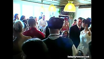 Bride And Her Bridesmaids Engage In Group Sex At A Wedding Reception