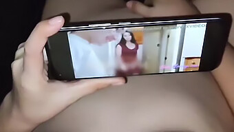 Step Brother Watches Porn With Step Sister And Fucks Her Doggy Style