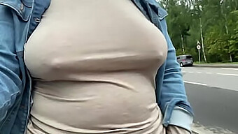 Desi Girls Show Off Their Mature And Big Saggy Tits In Public